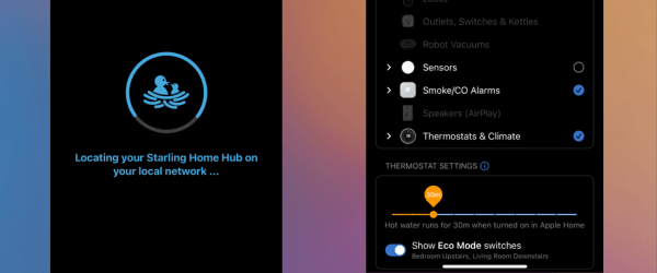nest learning thermostat to Apple Home