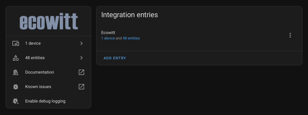 Ecowitt and home assistant
